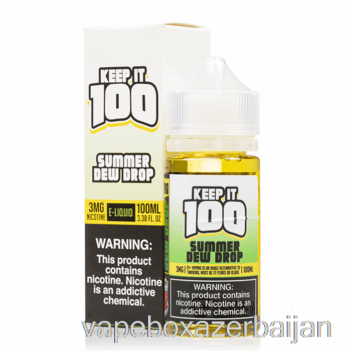 Vape Smoke Summer Dew Drop - Keep It 100 - 100mL 6mg